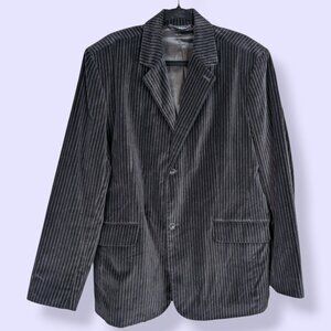 DKNY Jeans Black Velvet Blazer